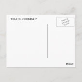 Was kocht? Rezept - Postkarte (Rückseite)