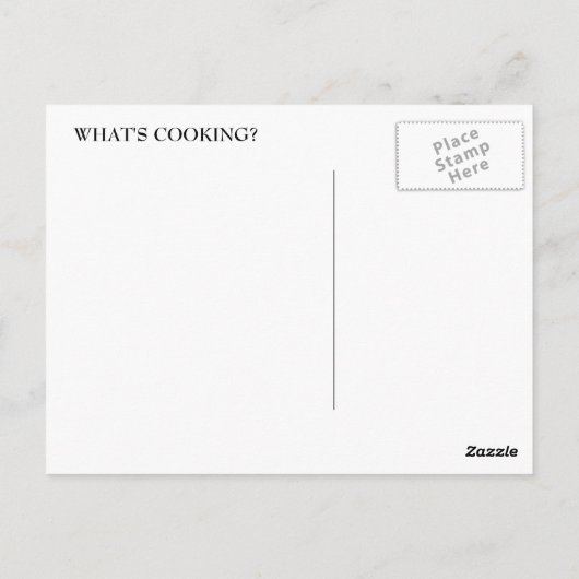 Was kocht? Rezept - Postkarte (Rückseite)