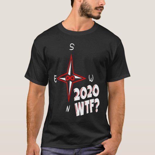Was kommt als Nächstes 2020 Der Upside-Down-Kompas T-Shirt (Vorderseite)