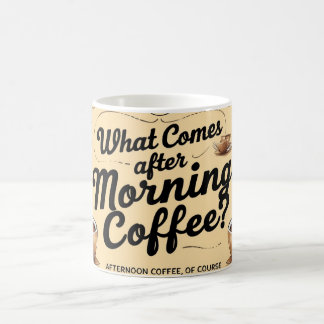 Was kommt nach dem Kaffee am Morgen? Verwandlungstasse