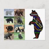 Was können Sie tun, um zu helfen? Postkarte (Vorderseite)