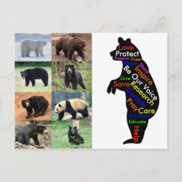 Was können Sie tun, um zu helfen? Postkarte