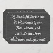 Was könnte man noch gewollt haben? Einladung (Vorne/Hinten)