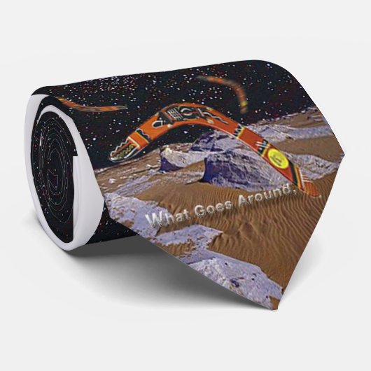 Was Krawatte umhergeht (Gerollt)