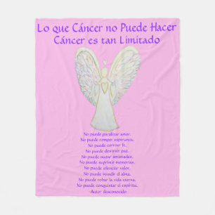 Was Krebs nicht kann Angel Chemo-Decke Fleecedecke