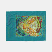 Was Krebs nicht tun Angel Fleece Chemo Blanket (Vorderseite (Horizontal))