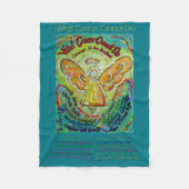 Was Krebs nicht tun Angel Fleece Chemo Blanket (Vorderseite)
