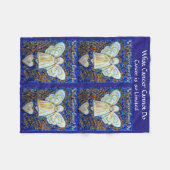 Was Krebs nicht tun Angel Fleece Chemo Blanket (Vorderseite (Horizontal))