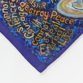 Was Krebs nicht tun Angel Fleece Chemo Blanket (Ecke)