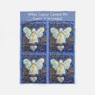 Was Krebs nicht tun Angel Fleece Chemo Blanket