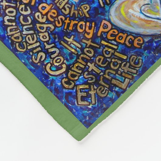 Was Krebs nicht tun Angel Fleece Chemo Blanket (Ecke)