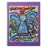 Was Krebs nicht tun kann Angel Art Notebook Journa Notizblock (Vorderseite)