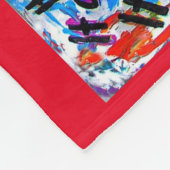 Was Krebs nicht tun kann Angel Chemo Fleece Blanke (Ecke)