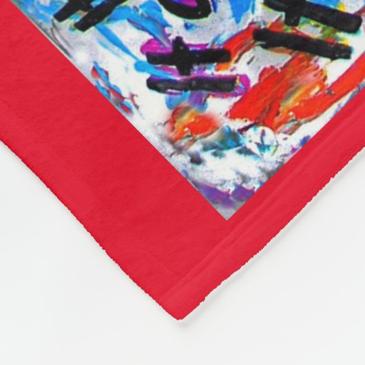 Was Krebs nicht tun kann Angel Chemo Fleece Blanke (Ecke)