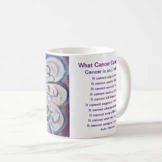 Was Krebs nicht tun kann Angel Coffee Cup Tasse
