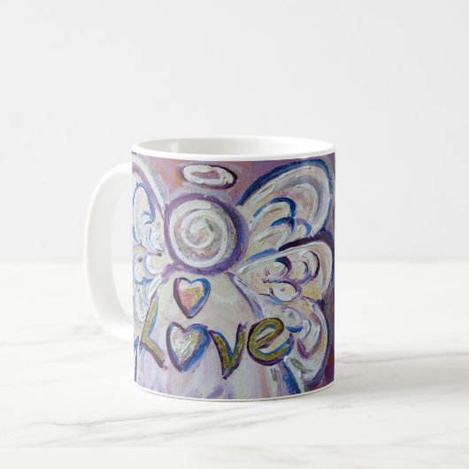 Was Krebs nicht tun kann Angel Coffee Cup Tasse (Vorderseite Links)