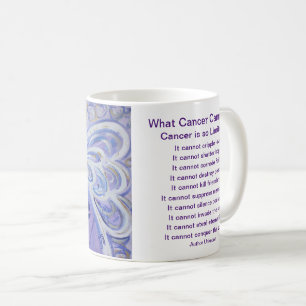 Was Krebs nicht tun kann Angel Coffee Cup Tasse