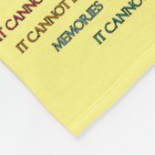 Was Krebs nicht tun kann Chemo Angel Fleece Blanke (Ecke)