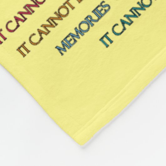 Was Krebs nicht tun kann Chemo Angel Fleece Blanke (Ecke)