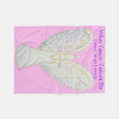 Was Krebs nicht tun kann Chemo Custom Blanket Fleecedecke (Vorderseite (Horizontal))