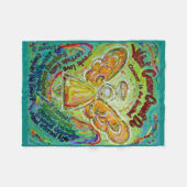 Was Krebs nicht tun kann Chemo Custom Blanket Fleecedecke (Vorderseite (Horizontal))