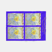 Was Krebs nicht tun kann Chemo Custom Blanket Fleecedecke (Vorderseite (Horizontal))