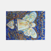 Was Krebs nicht tun kann Chemo Custom Blanket Fleecedecke (Vorderseite (Horizontal))