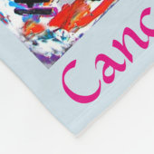 Was Krebs nicht tun kann Chemo Custom Blanket Fleecedecke (Ecke)