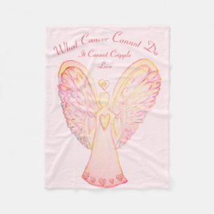Was Krebs nicht tun kann Chemo Custom Blanket Fleecedecke