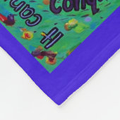 Was Krebs nicht tun kann Chemo Custom Blanket Fleecedecke (Ecke)