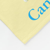 Was Krebs nicht tun kann Chemo Custom Blanket Fleecedecke (Ecke)