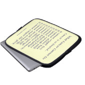Was Krebs nicht tun kann Computer Schlupfbeutel Laptopschutzhülle (Vorne Knopf)