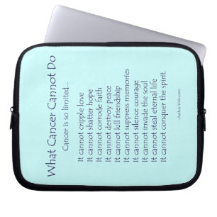 Was Krebs nicht tun kann Computer Schlupfbeutel Laptopschutzhülle
