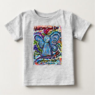 Was Krebs nicht tun kann Gedicht Angel Custom Shir Baby T-shirt