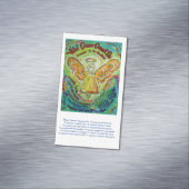 Was Krebs nicht tun kann Gedicht benutzerdefiniert Magnetische Visitenkarte (Beispiel)