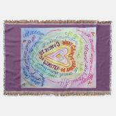 Was Krebs nicht tun kann Gedicht Kunst werfen Blan Decke (Vorderseite)