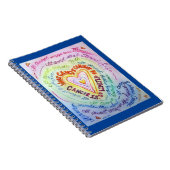 Was Krebs nicht tun kann Heart Art Journal Noteboo Notizblock (Rechte Seite)
