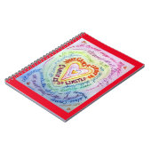 Was Krebs nicht tun kann Heart Art Notebook Journa Notizblock (Linke Seite)