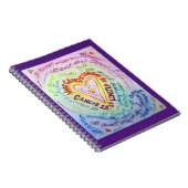 Was Krebs nicht tun kann Heart Art Notebook Journa Notizblock (Rechte Seite)