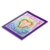 Was Krebs nicht tun kann Heart Art Notebook Journa Notizblock (Linke Seite)