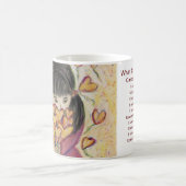 Was Krebs nicht tun kann Herzkaffee-Cup-Tasse Kaffeetasse (Mittel)