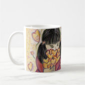 Was Krebs nicht tun kann Herzkaffee-Cup-Tasse Kaffeetasse (Links)