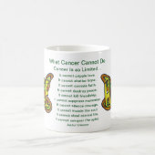 Was Krebs nicht tun kann Hoffnung Kaffee Tasse Cup (Mittel)
