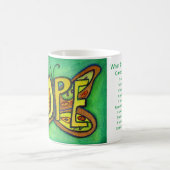 Was Krebs nicht tun kann Hoffnung Kaffeebecher Tas Kaffeetasse (Mittel)