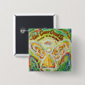 Was Krebs nicht tun kann Lapel Button oder Buttone (Vorne & Hinten)