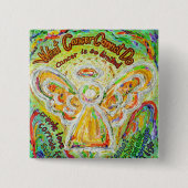 Was Krebs nicht tun kann Lapel Button oder Buttone (Vorderseite)