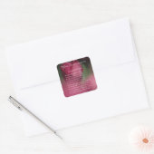 Was Krebs nicht tun kann, Unterstützung und Förder Quadratischer Aufkleber (Umschlag)