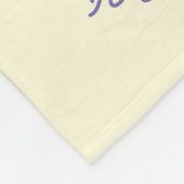 Was Krebs nicht tun kann Wings Chemo Custom Blanke Fleecedecke (Ecke)