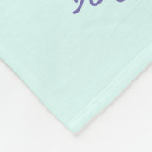 Was Krebs nicht tun kann Wings Chemo Custom Blanke Fleecedecke (Ecke)