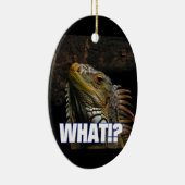 Was!? Leguan Keramik Ornament (Rechts)